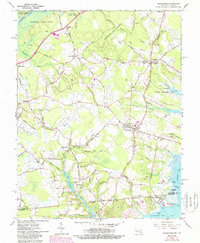 Girdletree 1966 topographic map thumbnail