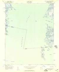 Great Fox Island 1942 topographic map thumbnail