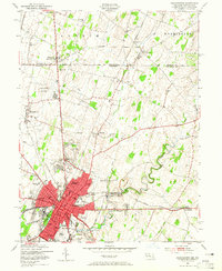 Hagerstown 1953 topographic map thumbnail