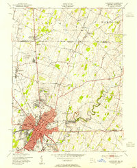 Hagerstown 1953 topographic map thumbnail