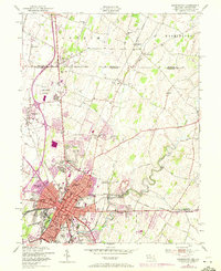 Hagerstown 1953 topographic map thumbnail