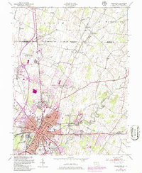 Hagerstown 1953 topographic map thumbnail
