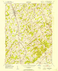 Hampstead 1953 topographic map thumbnail