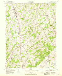 Hampstead 1953 topographic map thumbnail