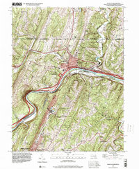 Hancock 1996 topographic map thumbnail