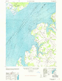 Hanesville 1969 topographic map thumbnail