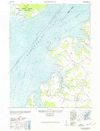 Hanesville 1977 topographic map thumbnail