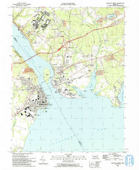 Havre De Grace 1992 topographic map thumbnail