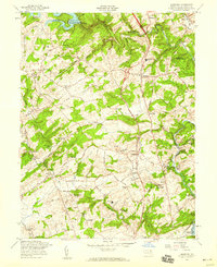 Hereford 1958 topographic map thumbnail