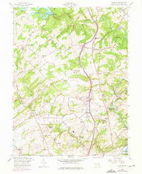 Hereford 1958 topographic map thumbnail