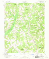 Hughesville 1956 topographic map thumbnail