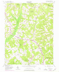 Hughesville 1956 topographic map thumbnail