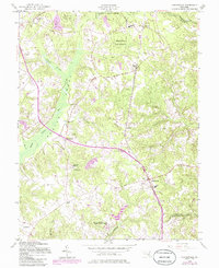 Hughesville 1956 topographic map thumbnail