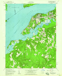 Indian Head 1956 topographic map thumbnail