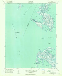 Kedges Straits 1942 topographic map thumbnail