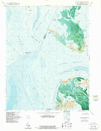 Kedges Straits 1972 topographic map thumbnail