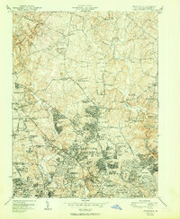 Kensington 1951 topographic map thumbnail