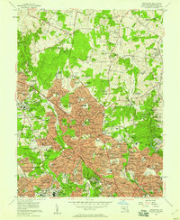 Kensington 1956 topographic map thumbnail