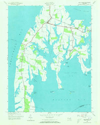 Kent Island 1942 topographic map thumbnail