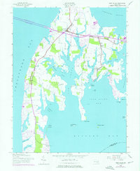 Kent Island 1942 topographic map thumbnail
