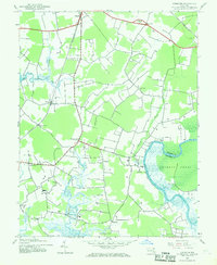 Kingston 1942 topographic map thumbnail