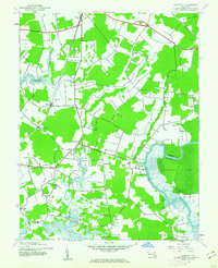 Kingston 1942 topographic map thumbnail