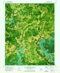 Kingston 1972 topographic map thumbnail