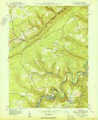 Kitzmiller 1950 topographic map thumbnail