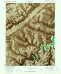 Kitzmiller 1948 topographic map thumbnail