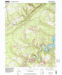 Kitzmiller 1997 topographic map thumbnail