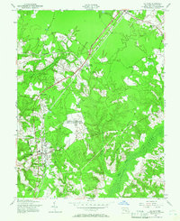 La Plata 1956 topographic map thumbnail
