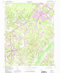 La Plata 1956 topographic map thumbnail