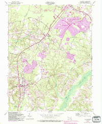 La Plata 1956 topographic map thumbnail