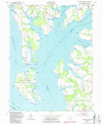 Langford Creek 1954 topographic map thumbnail