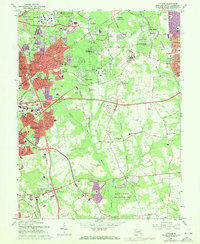 Lanham 1965 topographic map thumbnail