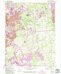 Lanham 1965 topographic map thumbnail