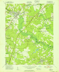 Laurel 1951 topographic map thumbnail