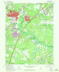 Laurel 1965 topographic map preview