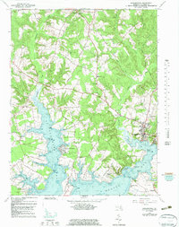 Leonardtown 1963 topographic map thumbnail