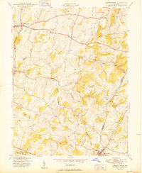 Libertytown 1950 topographic map thumbnail