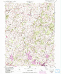 Libertytown 1944 topographic map thumbnail