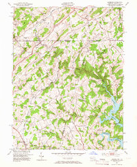 Lineboro 1953 topographic map thumbnail