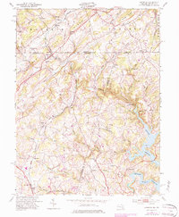Lineboro 1953 topographic map thumbnail