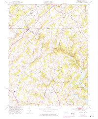 Lineboro 1953 topographic map thumbnail