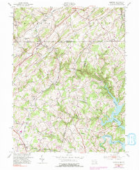 Lineboro 1953 topographic map thumbnail