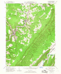 Lonaconing 1950 topographic map preview