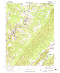 Lonaconing 1950 topographic map preview