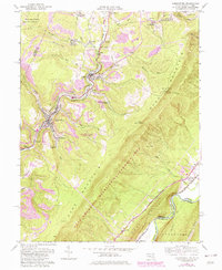 Lonaconing 1950 topographic map preview