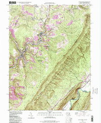 Lonaconing 1998 topographic map thumbnail
