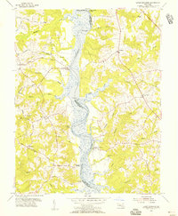 Lower Marlboro 1953 topographic map thumbnail